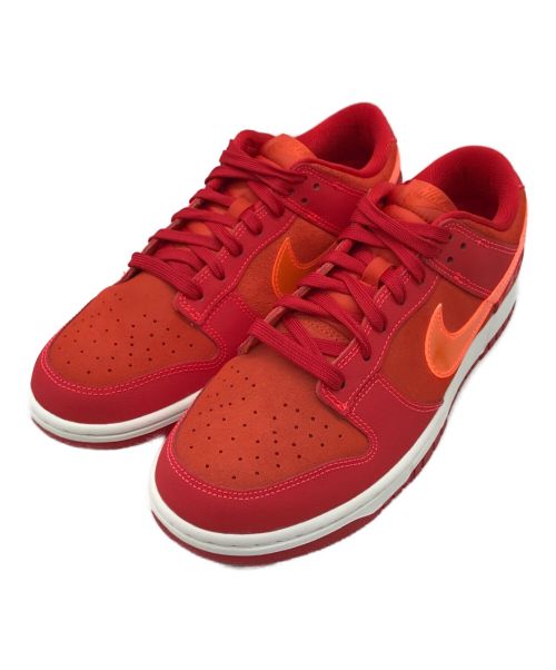 NIKE（ナイキ）NIKE (ナイキ) DUNK LOW UNIVERSITY RED/BRIGHT CRIMSON レッド×オレンジ サイズ:26.5cmの古着・服飾アイテム