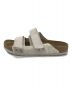 BIRKENSTOCK (ビルケンシュトック) Uji ヌバックサンダル ホワイト サイズ:24.5cm：5000円