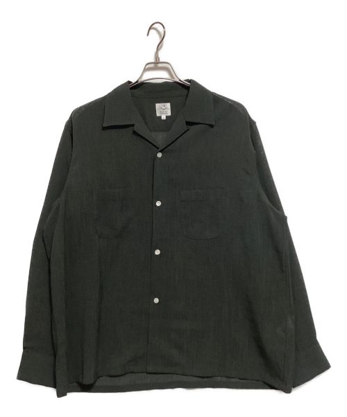 the conspires（ザ コンスパイアーズ）the conspires (ザ コンスパイアーズ) Boyled Long Sleeve Shirt グレー サイズ:下記参照の古着・服飾アイテム