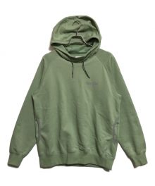 maison kitsune×and wander（メゾンキツネ×アンドワンダー）の古着「DRY COTTON SWEATHOODIE」｜グリーン