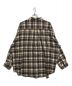 Graphpaper (グラフペーパー) THOMAS MASON (トーマスメイソン) Check Oversized B.D Shirt ベージュ×オレンジ サイズ:FREE：16800円