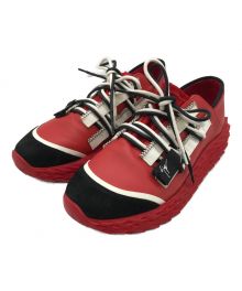 GIUSEPPE ZANOTTI（ジュゼッペザノッティ）の古着「URCHIN TRAINERS」｜レッド