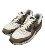 NIKEナイキ）の古着「AIR MAX 90 DK DRIFTWOOD」｜ブラウン×ベージュ