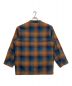 PENDLETON (ペンドルトン) ノーカラージャケット ブラウン×ブルー サイズ:L：5800円