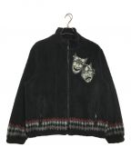 SUPREMEシュプリーム）の古着「Drama Mask Fleece Jacket」｜ブラック×ホワイト