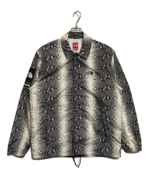 SUPREME（シュプリーム）SUPREME (シュプリーム) THE NORTH FACE (ザ ノース フェイス) SNAKE COACHES JACKET ベージュ×ブラック サイズ:Mの古着・服飾アイテム