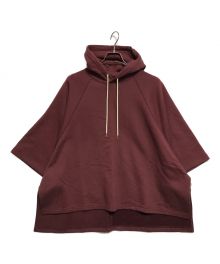 Spick and Span×Traditional Weatherwear（スピックアンドスパン×トラディショナルウェザーウェア）の古着「オーバーサイズパーカー」｜ボルドー