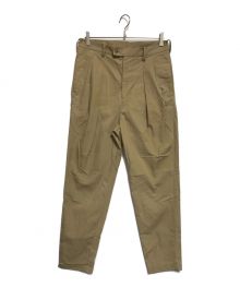 MAISON EUREKA（メゾンエウレカ）の古着「BURBERY CLOTH TUCK PANTS」｜ベージュ