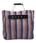 MARNI（マルニ）の古着「MARKET STRIPE BAG」｜ブルー×オレンジ