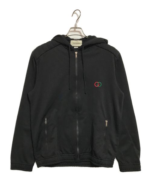 GUCCI（グッチ）GUCCI (グッチ) TECHNICAL JERSEY JACKET ブラック サイズ:XSの古着・服飾アイテム