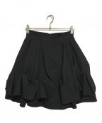 FOXEY NEWYORKフォクシーニューヨーク）の古着「デザインスカート」｜ブラック