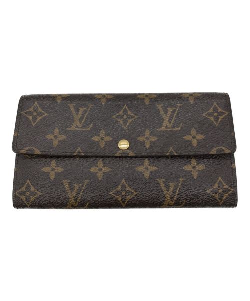 LOUIS VUITTON（ルイ ヴィトン）LOUIS VUITTON (ルイ ヴィトン) 長財布 ブラウンの古着・服飾アイテム