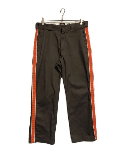 Dickies（ディッキーズ）Dickies (ディッキーズ) SUPREME (シュプリーム) Stripe 874 Work Pant ブラウン×オレンジ サイズ:SIZE34の古着・服飾アイテム