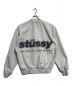 stussy (ステューシー) BLUR CREW グレー×ネイビー サイズ:M：17800円