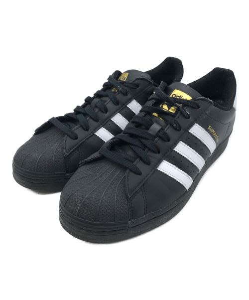 adidas（アディダス）adidas (アディダス) ローカットスニーカー ブラック×ホワイト サイズ:SIZE26.5cmの古着・服飾アイテム