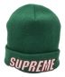 SUPREME（シュプリーム）の古着「Slant Beanie」｜グリーン×レッド