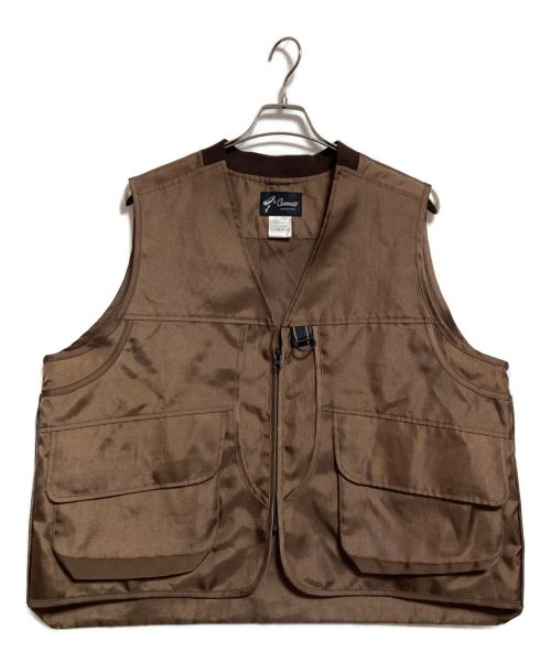 connett（コネット）connett (コネット) Field Vest ブラウン サイズ:下記参照の古着・服飾アイテム