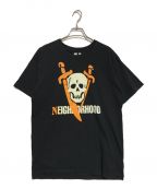 NEIGHBORHOOD×VLONEネイバーフッド×ヴィーロン）の古着「プリントTシャツ」｜ブラック