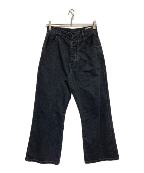 BLURHMS（ブラームス）BLURHMS (ブラームス) DENIM SLACKS ブラック サイズ:SIZE0 未使用品の古着・服飾アイテム