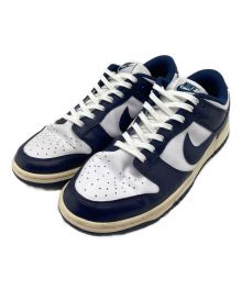 NIKE（ナイキ）の古着「WMNS Dunk Low」｜ネイビー×ホワイト