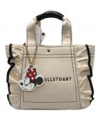 JILL BY JILLSTUART×DISNEYジル バイ ジルスチュアート×ディズニー）の古着「キャンバストートバッグ」｜アイボリー×ブラック