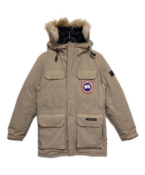 CANADA GOOSE（カナダグース）CANADA GOOSE (カナダグース) CITADELダウンジャケット ベージュ×ブラック サイズ:Mの古着・服飾アイテム