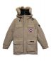 CANADA GOOSE（カナダグース）の古着「CITADELダウンジャケット」｜ベージュ×ブラック