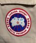 中古・古着 CANADA GOOSE (カナダグース) CITADELダウンジャケット ベージュ×ブラック サイズ:M：26800円