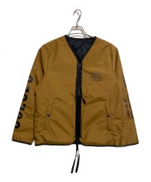 uniform experiment（ユニフォームエクスペリメント）の古着「REVERSIBLE ZIP LINER BLOUSON」｜ベージュ