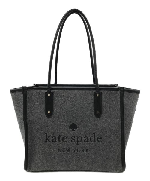 Kate Spade（ケイトスペード）Kate Spade (ケイトスペード) トートバッグ ブラック×グレーの古着・服飾アイテム