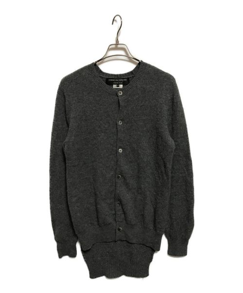 COMME des GARCONS HOMME PLUS（コムデギャルソンオムプリュス）COMME des GARCONS HOMME PLUS (コムデギャルソンオムプリュス) ウールニットロングカーディガン グレー サイズ:Mの古着・服飾アイテム