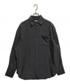 TODAYFULトゥデイフル）の古着「Silky Pocket Shirts」｜ネイビー