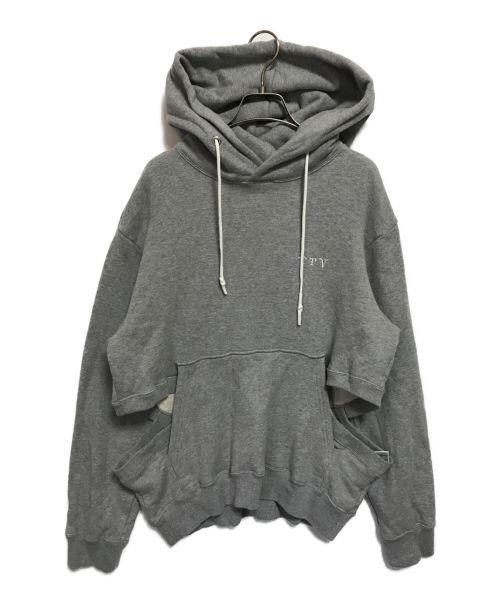 TOGA ARCHIVES（トーガアーカイブス）TOGA ARCHIVES (トーガアーカイブス) HOLE SWEAT HOODIE グレー サイズ:Sの古着・服飾アイテム