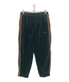 KEBOZ（ケボズ）の古着「VELOUR PANTS」｜グリーン×ブラウン