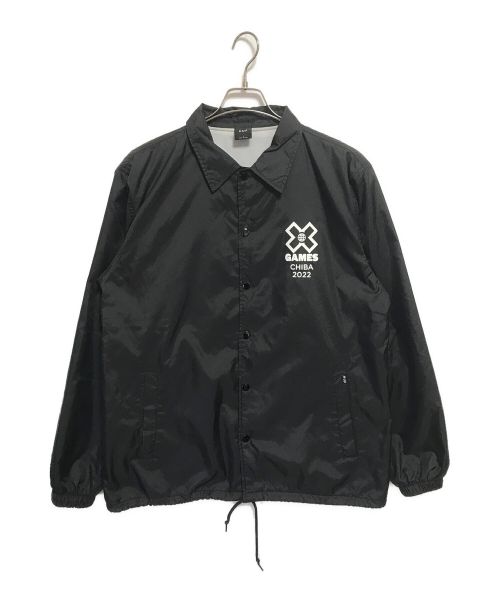 HUF（ハフ）HUF (ハフ) コーチジャケット ブラック サイズ:Lの古着・服飾アイテム