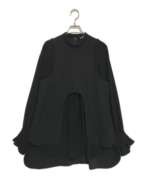 ENFOLD（エンフォルド）ENFOLD (エンフォルド) VEST COMBI PULLOVER ブラック サイズ:SIZE38の古着・服飾アイテム