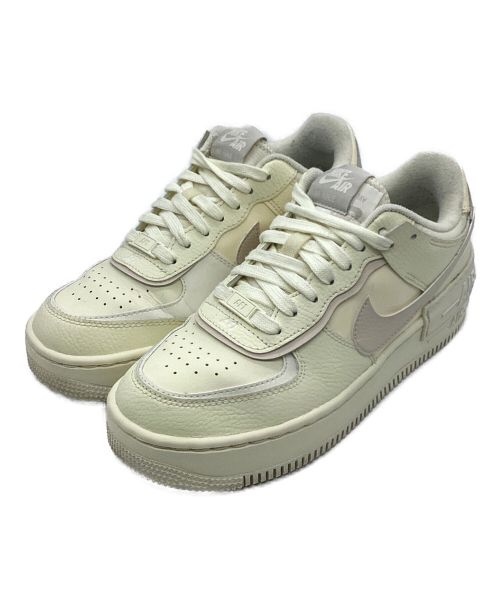 NIKE（ナイキ）NIKE (ナイキ) AIR FORCE 1 SHADOW アイボリー サイズ:24cmの古着・服飾アイテム