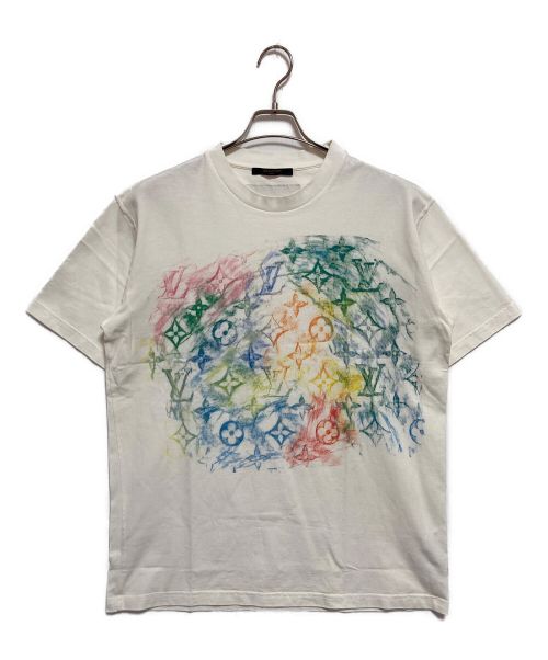 LOUIS VUITTON（ルイ ヴィトン）LOUIS VUITTON (ルイ ヴィトン) パステルモノグラムプリントTシャツ ホワイト サイズ:XLの古着・服飾アイテム