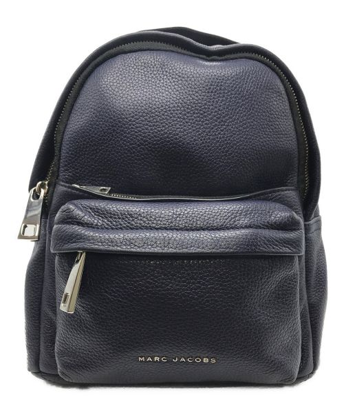 MARC JACOBS（マークジェイコブス）MARC JACOBS (マーク ジェイコブス) レザーミニリュック ネイビーの古着・服飾アイテム