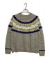 HUMAN MADE（ヒューマンメイド）の古着「Nordic Jacqurd Knit Sweater」｜グレー×イエロー