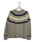 HUMAN MADE (ヒューマンメイド) Nordic Jacqurd Knit Sweater グレー×イエロー サイズ:L：20000円