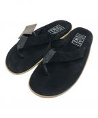 ISLAND SLIPPERアイランドスリッパ）の古着「CLASSIC ULTIMATE SUEDE／THONG」｜ブラック