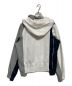 NIKE (ナイキ) sacai (サカイ) Double-Zip Hoodie ホワイト×グレー サイズ:M：14000円