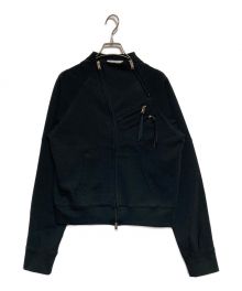 NACHE（ナチェ）の古着「ZIP DETAIL TRACK JERSEY」｜ブラック