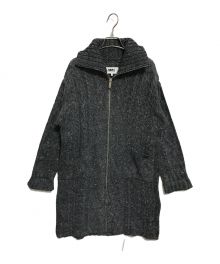 MM6 Maison Margiela（エムエムシックス メゾンマルジェラ）の古着「ロングカーディガン」｜ブラウン