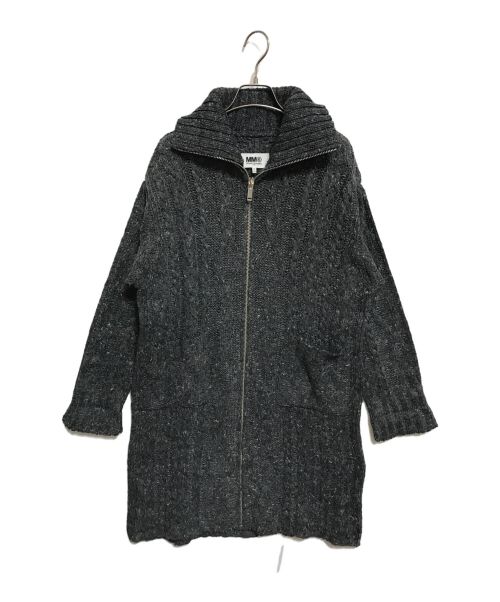 MM6 Maison Margiela（エムエムシックス メゾンマルジェラ）MM6 Maison Margiela (エムエムシックス メゾンマルジェラ) ロングカーディガン ブラウン サイズ:Sの古着・服飾アイテム