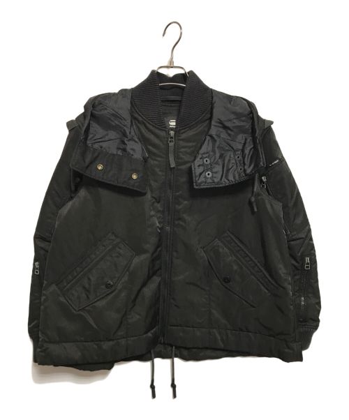 G-STAR RAW（ジースターロゥ）G-STAR RAW (ジースターロゥ) MULTI POCKET BOMBER ブラック サイズ:Sの古着・服飾アイテム