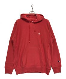 Champion（チャンピオン）の古着「REVERSE WEAVE HOODED SWEATSHIRT」｜レッド