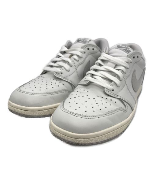 NIKE（ナイキ）NIKE (ナイキ) AIR JORDAN 1 RETRO LOW OG ホワイト×グレー サイズ:28cmの古着・服飾アイテム