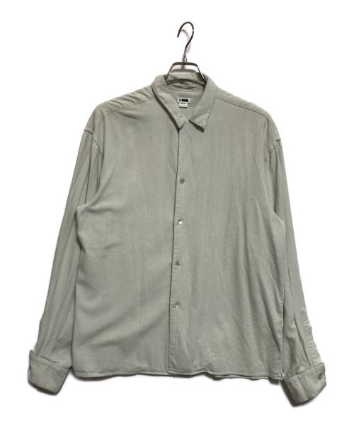 H BEAUTY&YOUTH（エイチ ビューティー&ユース）H BEAUTY&YOUTH (エイチ ビューティアンドユース) OPEN COLLAR SHIRT グリーン サイズ:36の古着・服飾アイテム